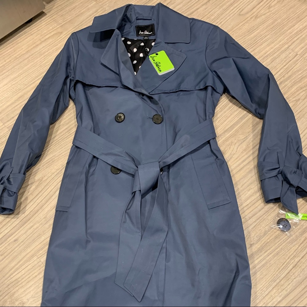 Navy trench coat